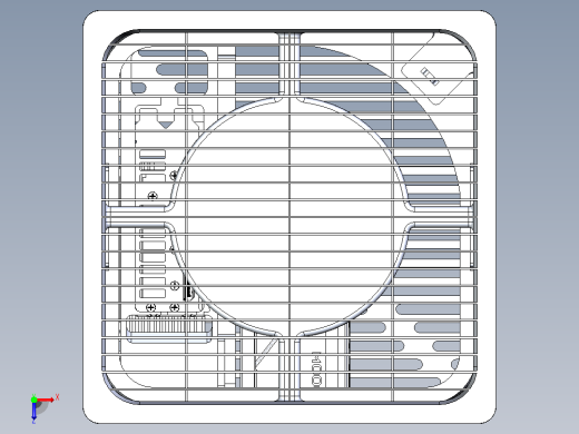 小米空气净化器4lite DIY机箱俯视缩略图