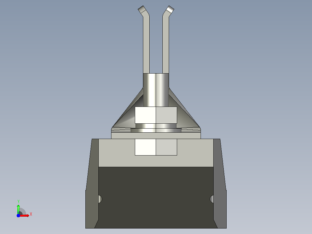 RT36N-2熔断器-底座三维模型 202012前视图