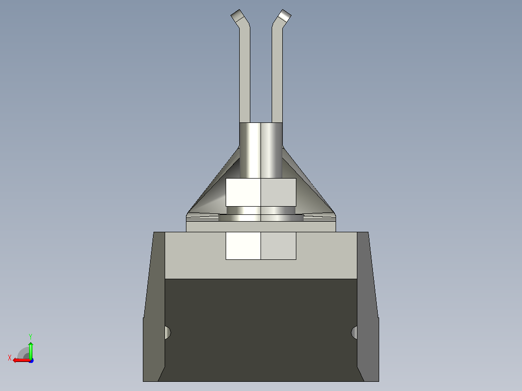 RT36N-2熔断器-底座三维模型 202012后视图