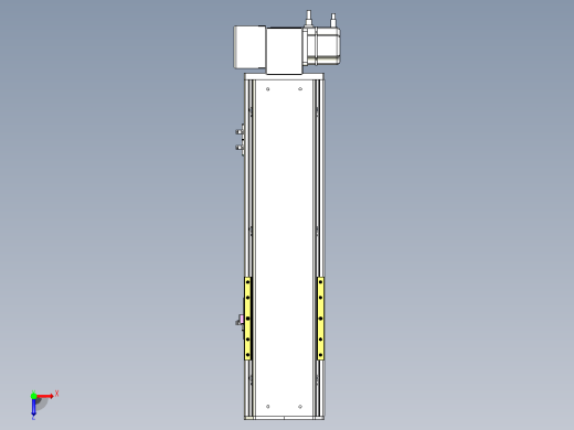 ATB14-RD-300-200W ATB14 皮带驱动直线滑台模组俯视缩略图