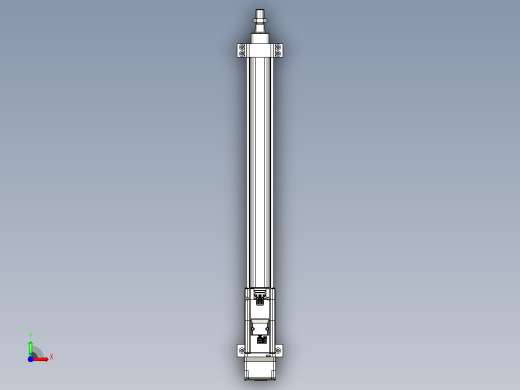 轻载电动缸TPA-ESR40-1210C-L450-MR-LB-W-P40-C3前视缩略图