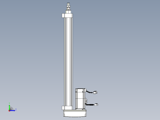 轻载电动缸TPA-ESR40-1210C-L450-MR-LB-W-P40-C3左视缩略图