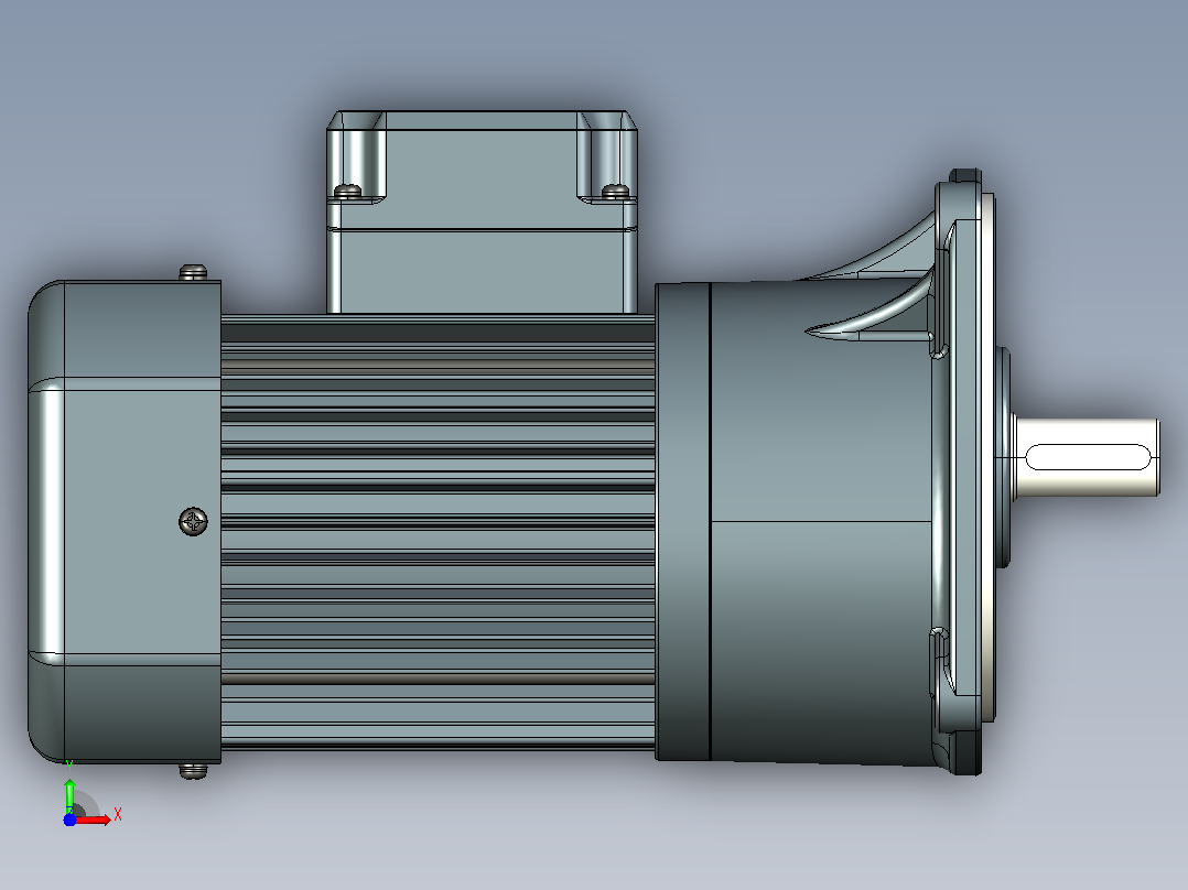 标准电机s250v02-R前视图