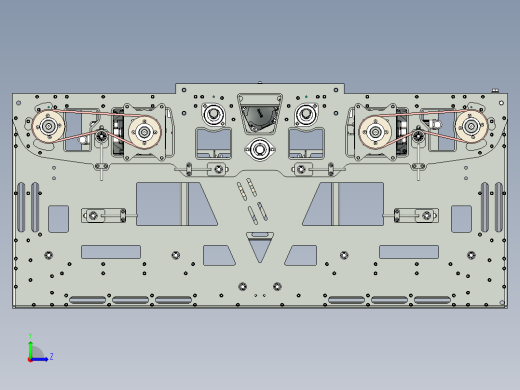 双向夹紧机械抓手x_t左视缩略图