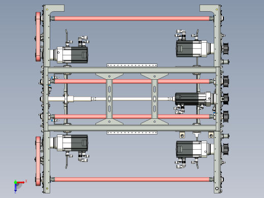 双向夹紧机械抓手x_t俯视缩略图