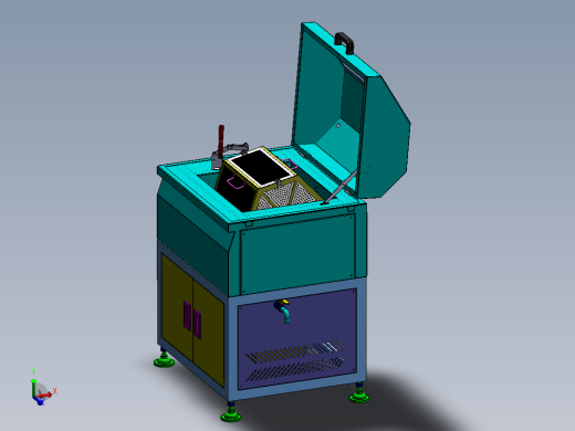 汽车零件滚筒清洗机