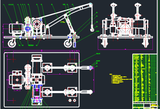 高层建筑外墙清洗机---升降机部分的设计(论文+DWG图纸)缩略图