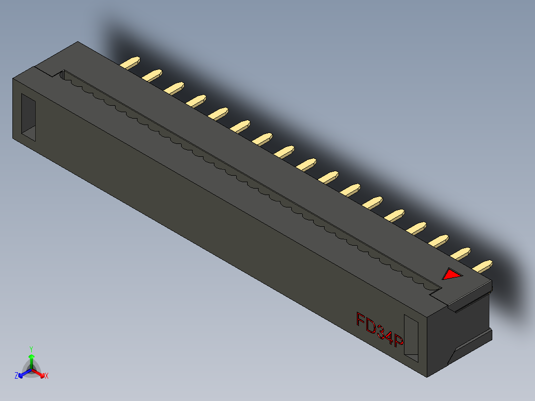 FDC-34 ( DS1018-2.54-34 )