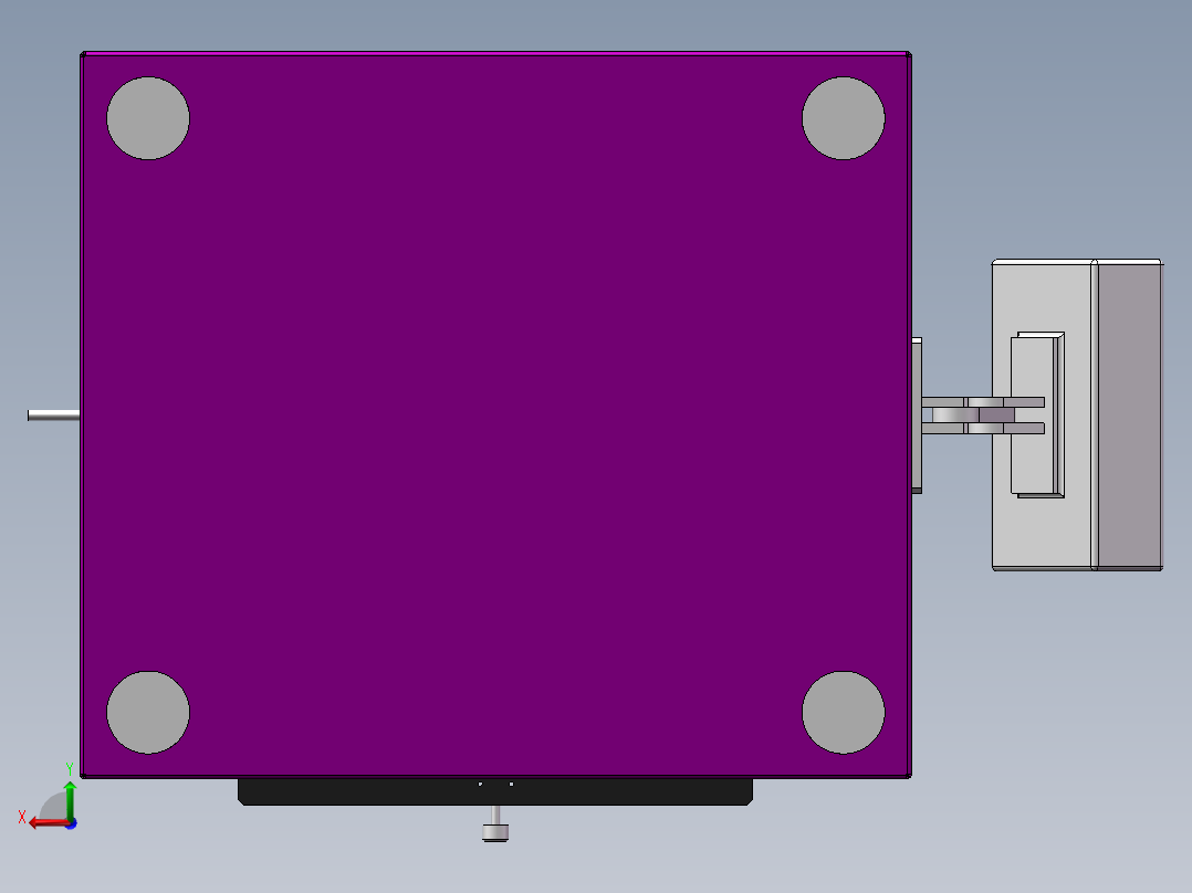 笔记本转轴耐久度实验机后视图