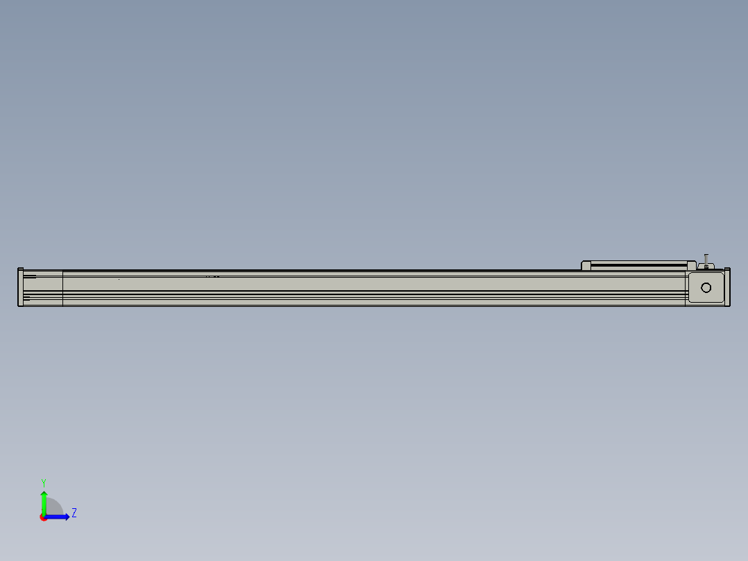 欧规系列-LB8-L150-S1150-BL-ZP75-C3左视图