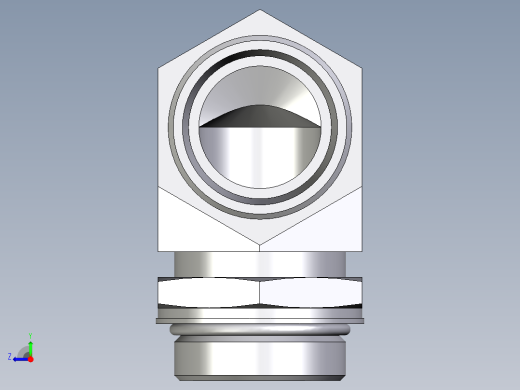 卡套式工业通用硬管接头EO_Adjustable_Locknut_elbow_WEE35LMOROMDCF右视缩略图