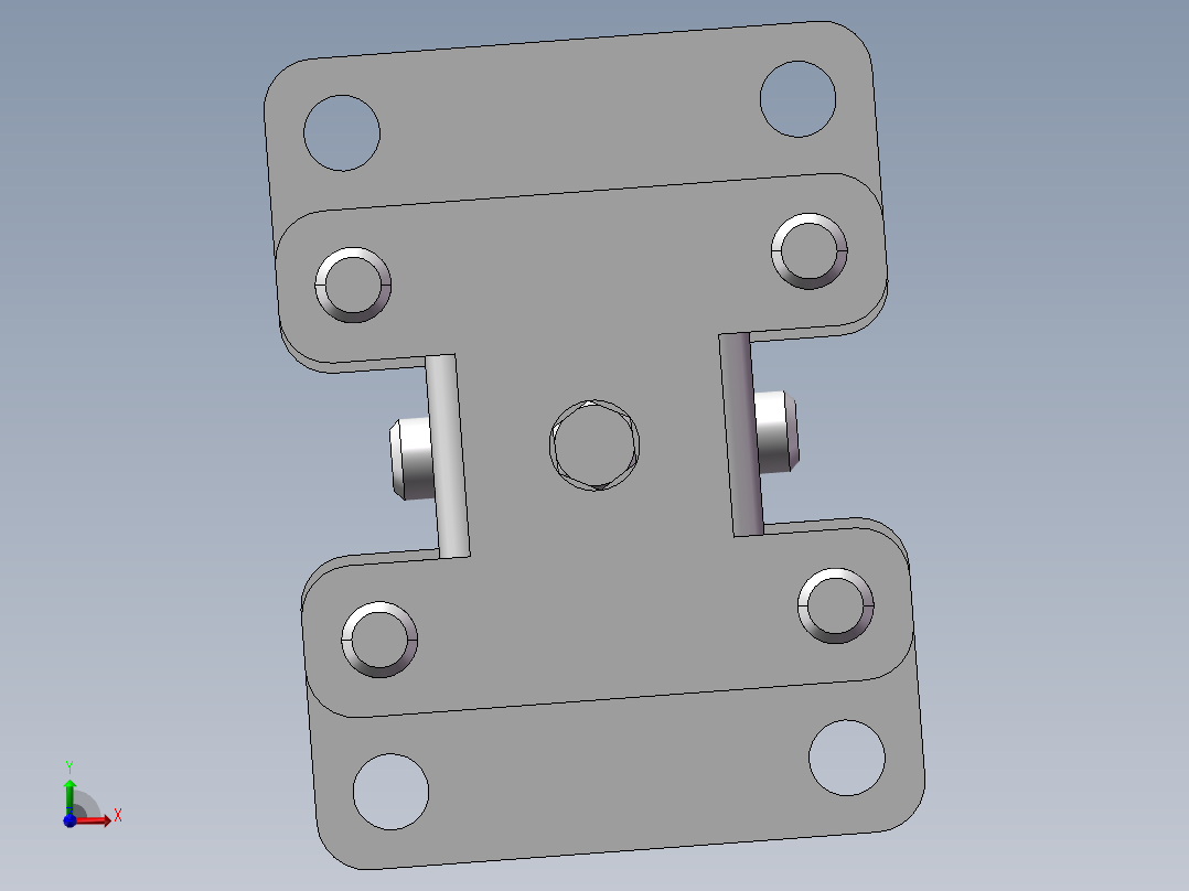 压紧装置前视图