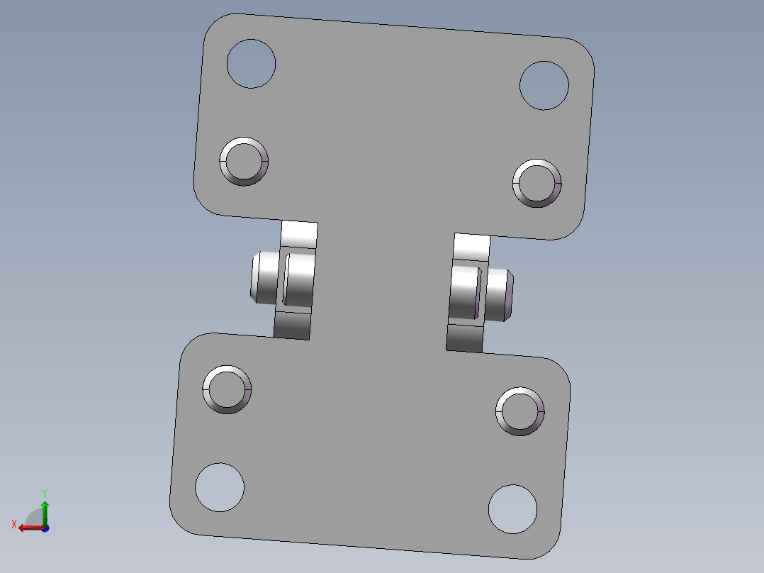 压紧装置后视图