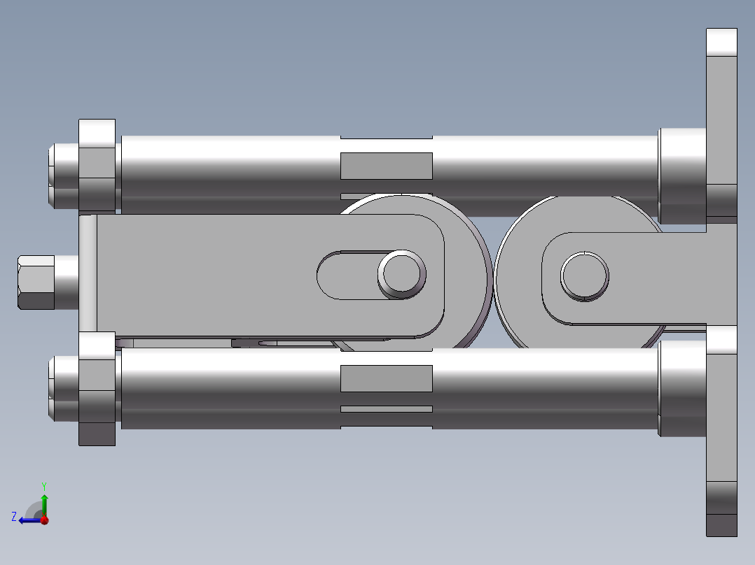 压紧装置右视图