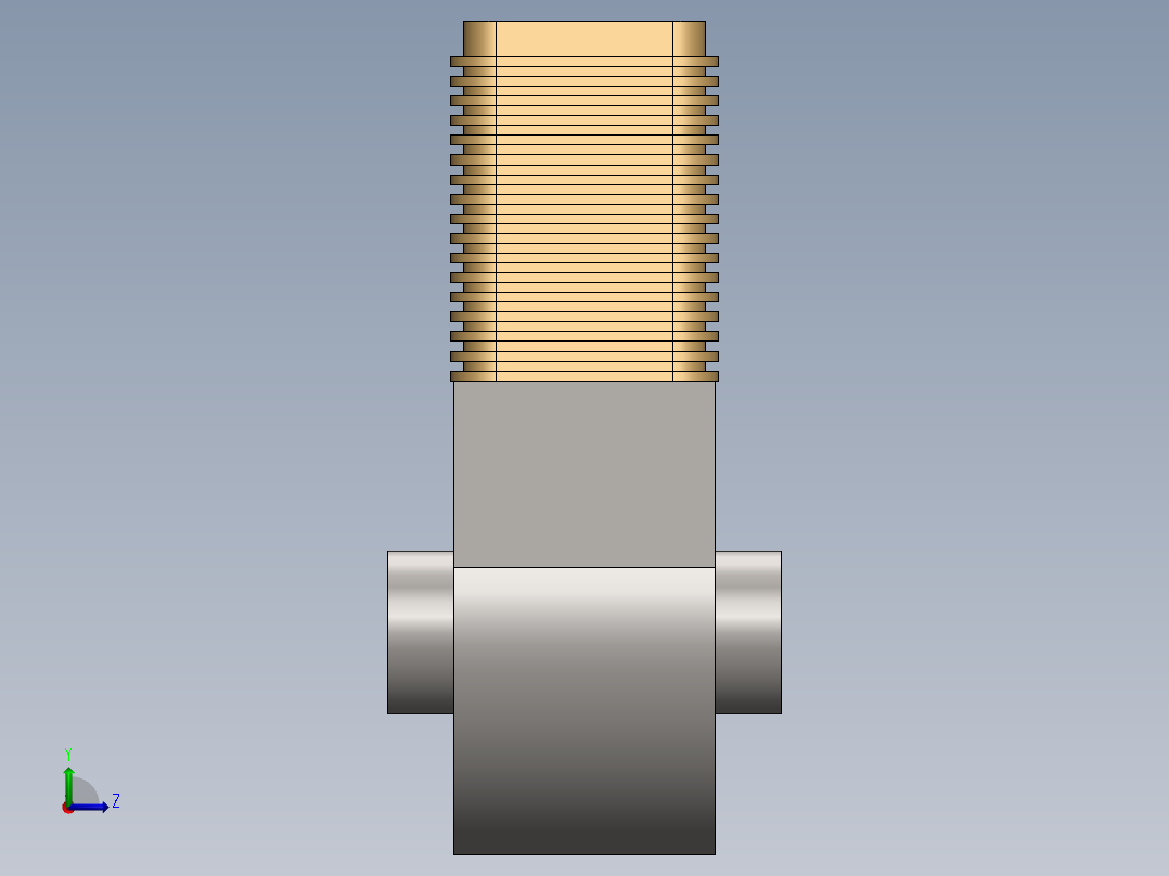 液压缸 油缸 (2)左视图