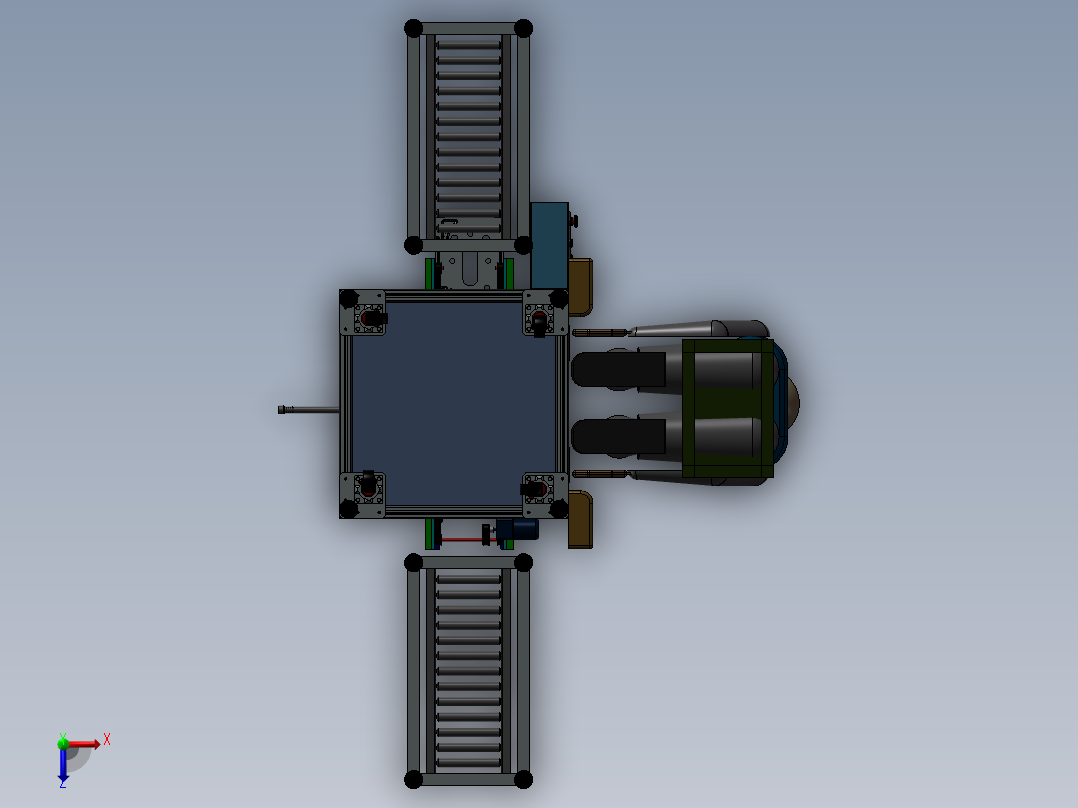 19-手动锁螺丝机俯视图