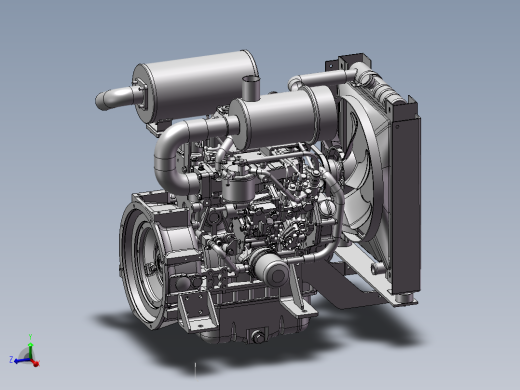 柴油机设计模型