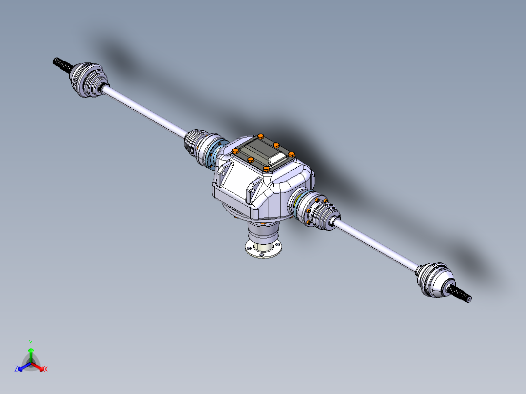 断开式驱动桥总成catia三维+CAD图纸=1082357==100