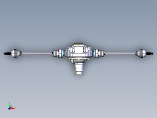 断开式驱动桥总成catia三维+CAD图纸=1082357==100前视缩略图