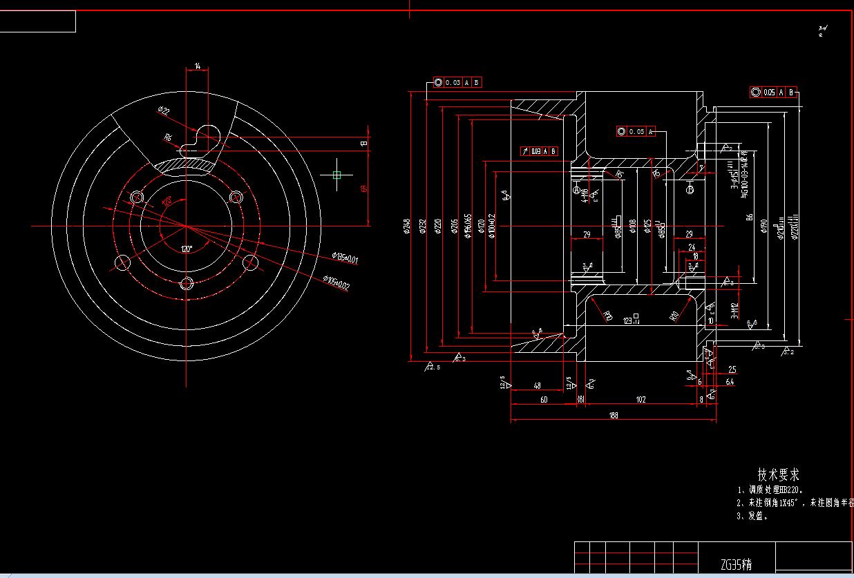Q504-钻机转筒机械加工工艺规程及镗孔夹具设计