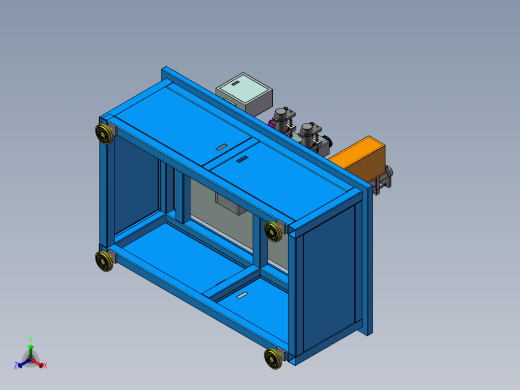 铣料机正等轴测缩略图