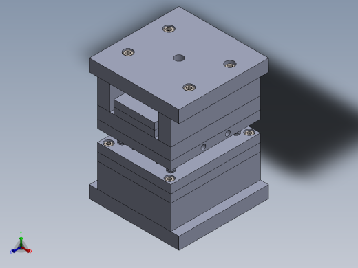 模具CAD+240+24.19+003正等轴测缩略图