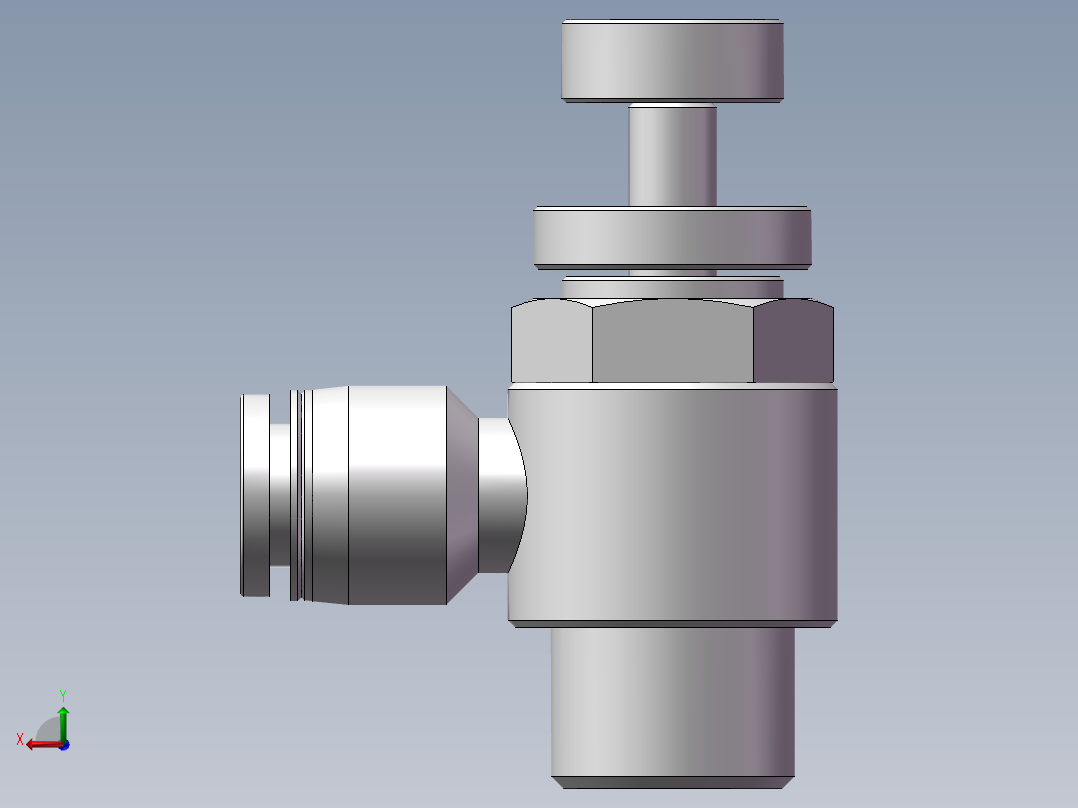 节流阀PSL803A（3分8厘）后视图