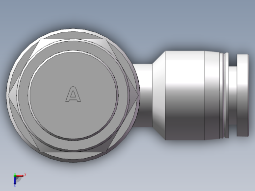 节流阀PSL803A（3分8厘）俯视缩略图