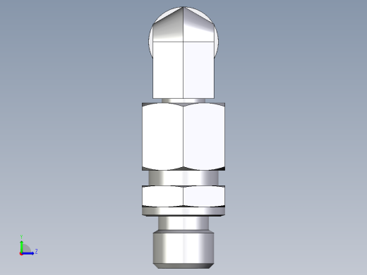 卡套式工业通用硬管接头EO_Assembled_adjustable_standpipe_elbow_EVW10LMOMD71左视缩略图