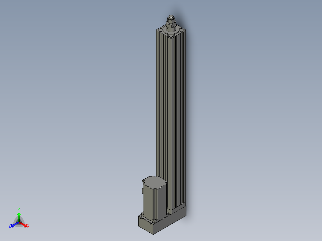 12VZ电动缸-VZ6-S500-BD主视图