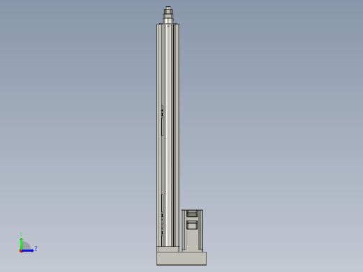 12VZ电动缸-VZ6-S500-BD左视缩略图