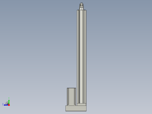 12VZ电动缸-VZ6-S500-BD右视缩略图