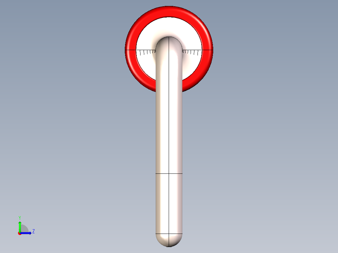 DO-35二极管封装，垂直和水平版本左视图