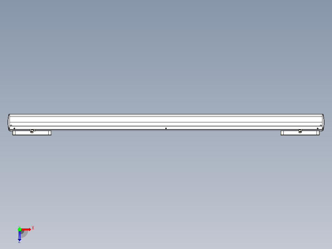 威洛博LC系列3d模型模组2LC22H2Y-S1200俯视图