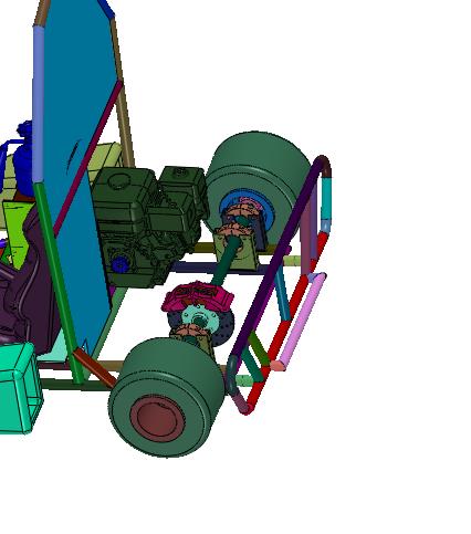 单人汽油赛道卡丁车