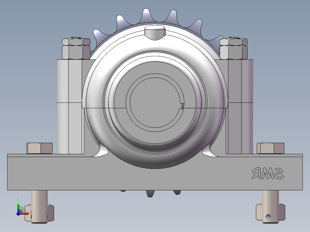 多层蚕台循环机设计前视图