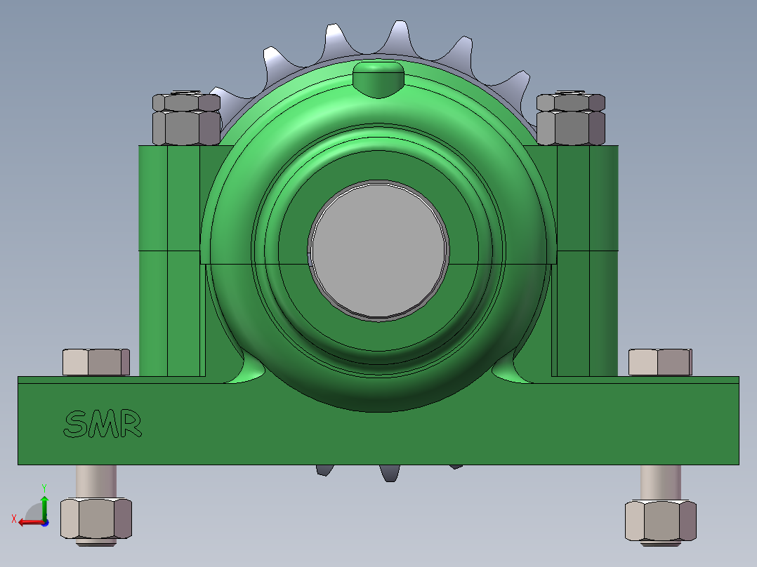 多层蚕台循环机设计后视图