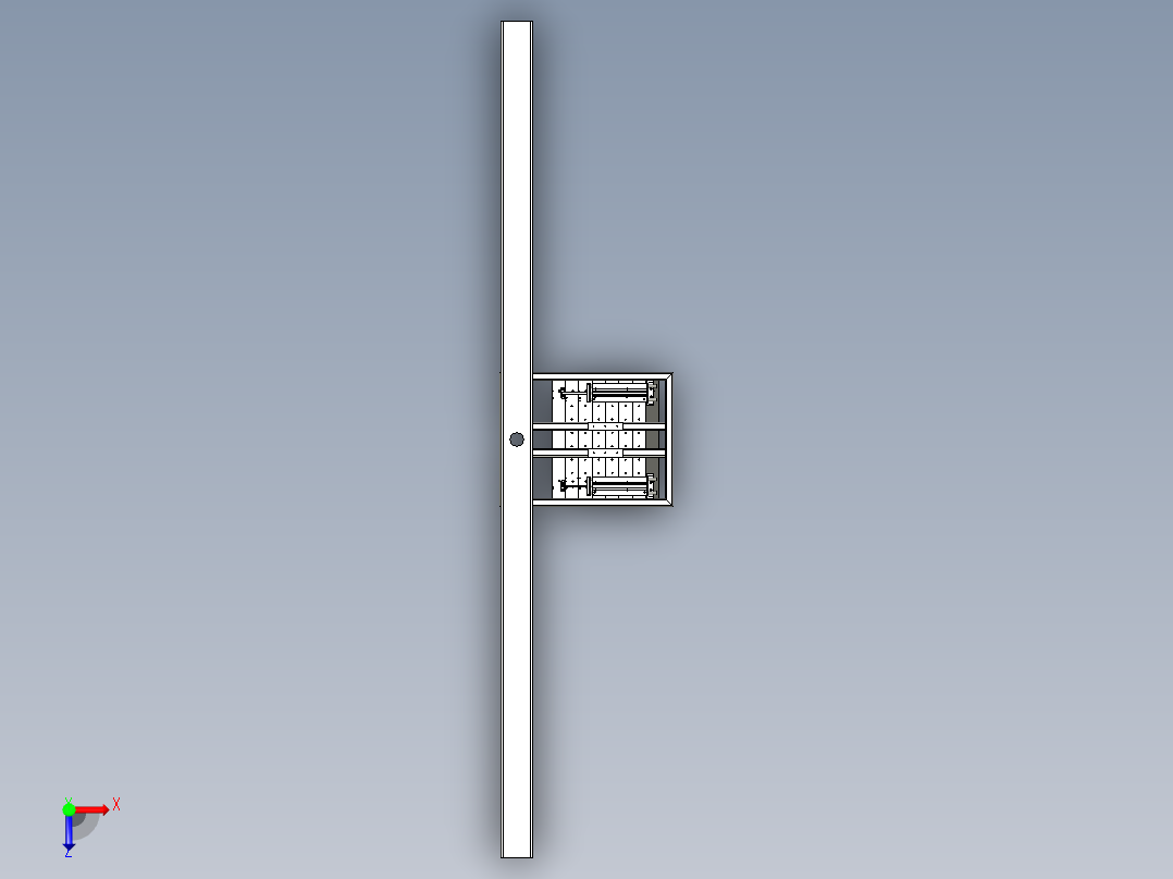 电磁吸盘夹具俯视图