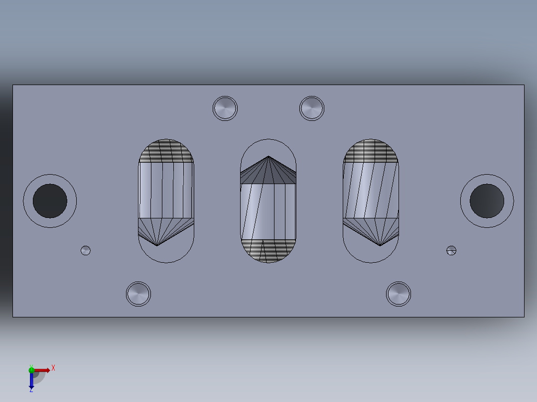 A0002640-子板 Aventics（基板系列 563，565）俯视图