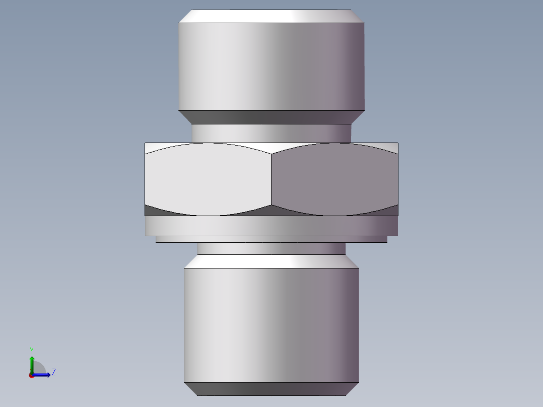 英制管螺纹ED密封、1CB-14-04WD左视图