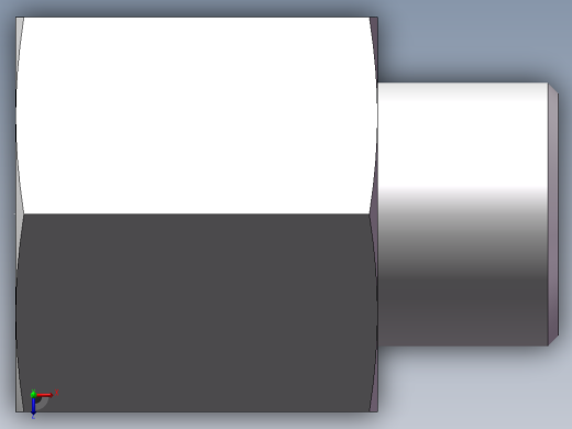 直通内螺纹接头、5CB-16-06俯视缩略图