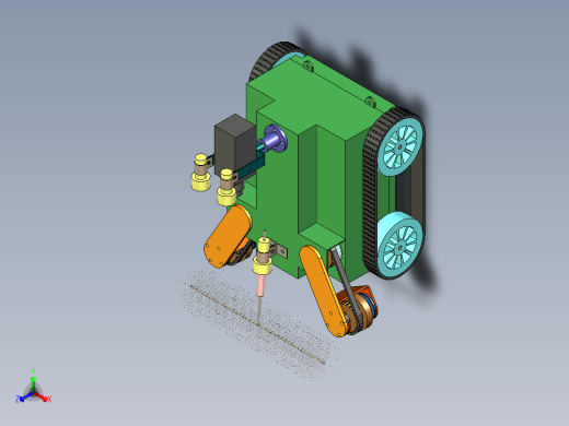 中央空调管道清洁机器人