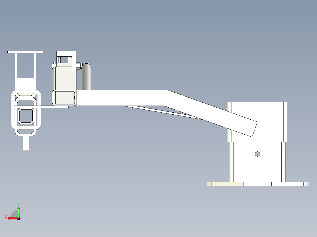 越野车备胎架后视图