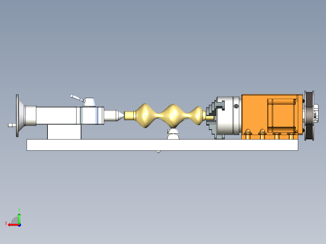 B2004524-车床  迷你木工车床后视图