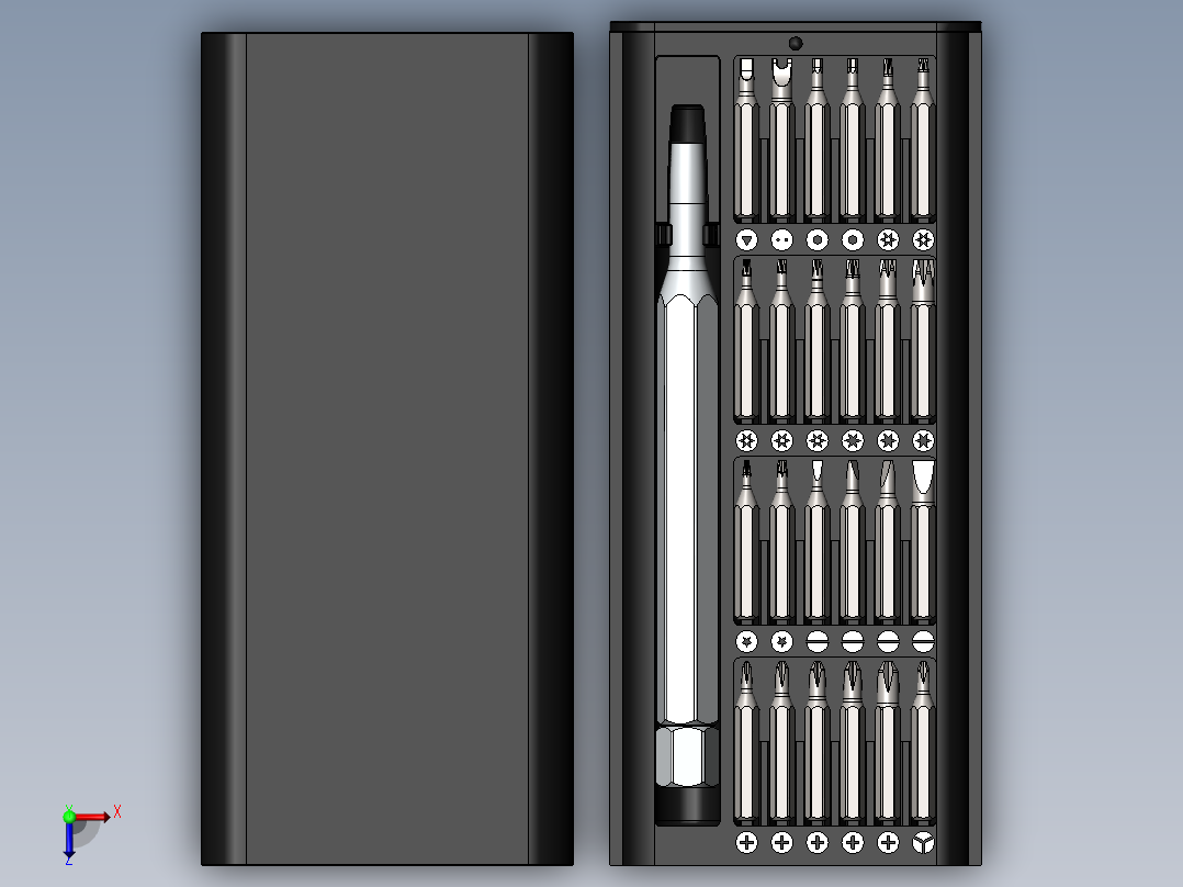 螺丝刀套装 _ Screwdriver Set俯视图