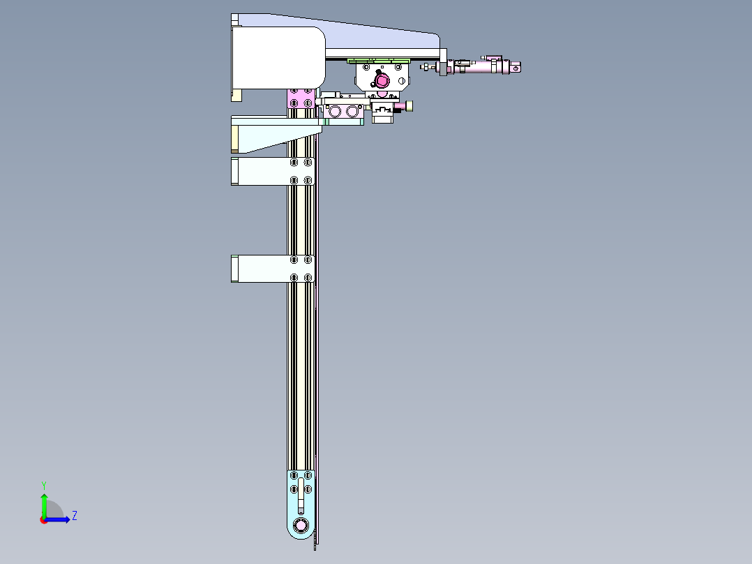 PCB 板引脚自动插装设备 PIA-1500左视图