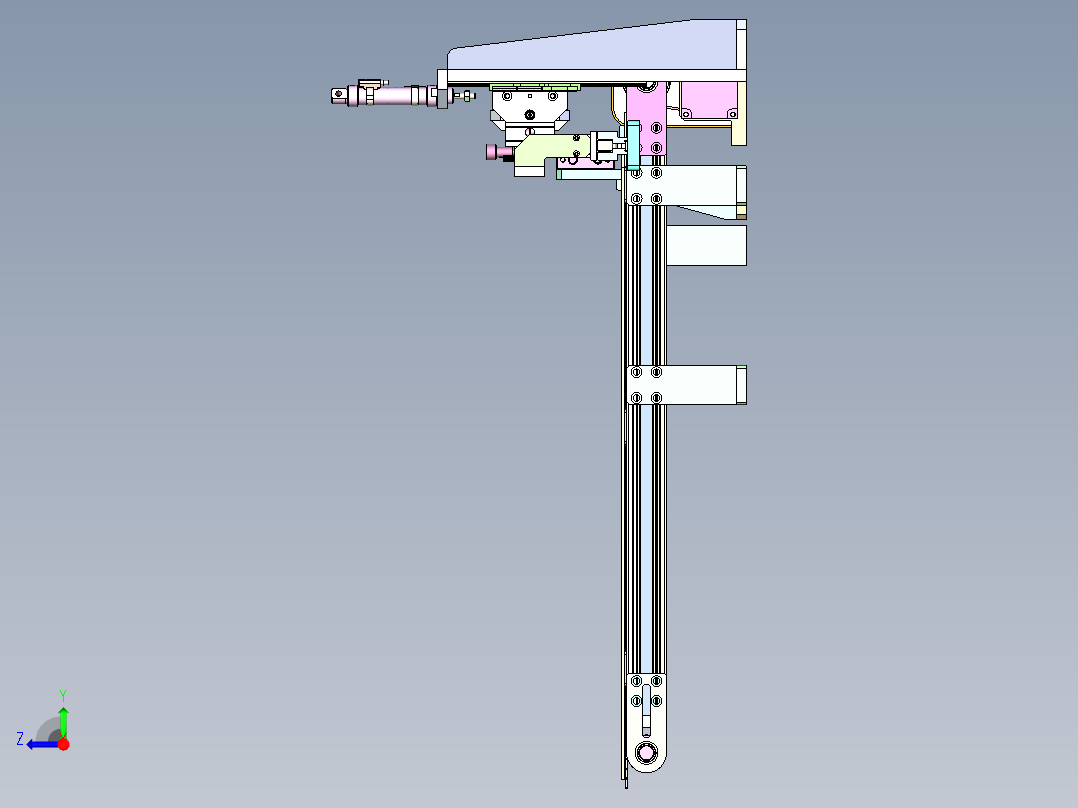 PCB 板引脚自动插装设备 PIA-1500右视图