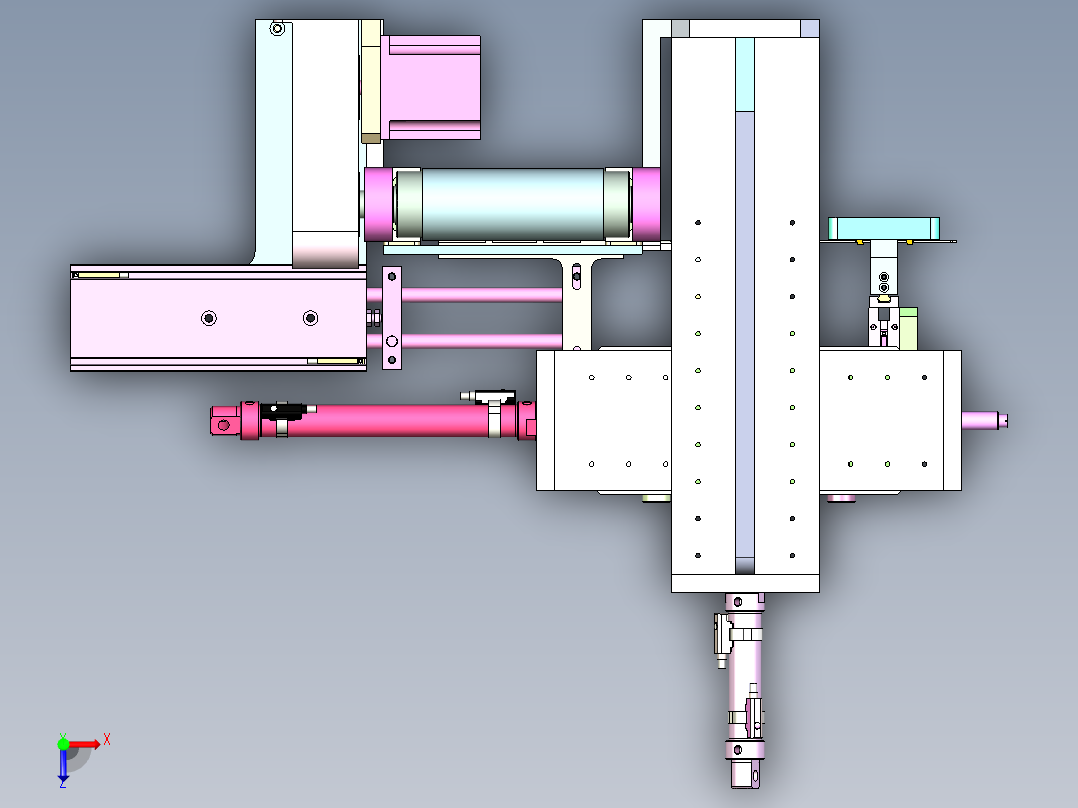 PCB 板引脚自动插装设备 PIA-1500俯视图