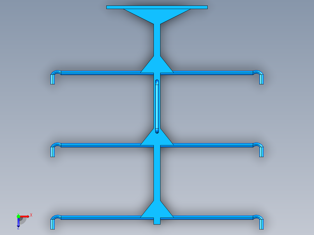 A3003805-管架搬运车俯视图