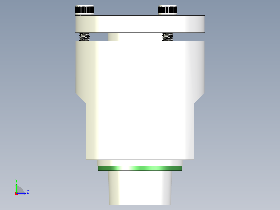 A3004569-E+H 滑动套筒 - 1英寸 NPT 接口用于 Liquiphant 振动开关左视图